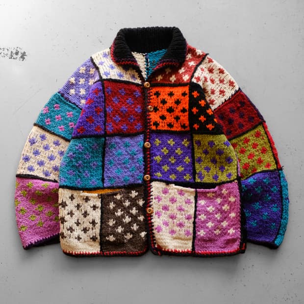 Vintage Hand Made Heavy Wool Jacket