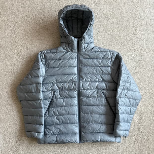 지오다노 후드 경량 패딩 자켓