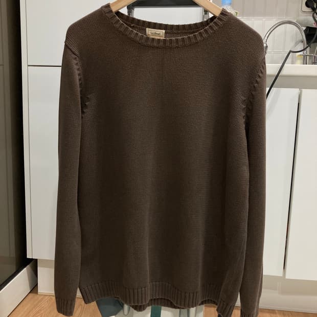 L.L.Bean 엘엘빈 브라운 니트