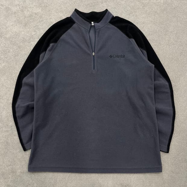 100 컬럼비아 하프집업 플리스 자켓