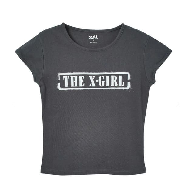 【새상품】x-girl STENCIL LOGO S/S TEE 엑스걸