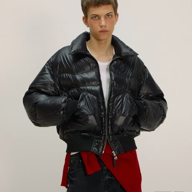 누아클레 웨스턴 카라 숏패딩