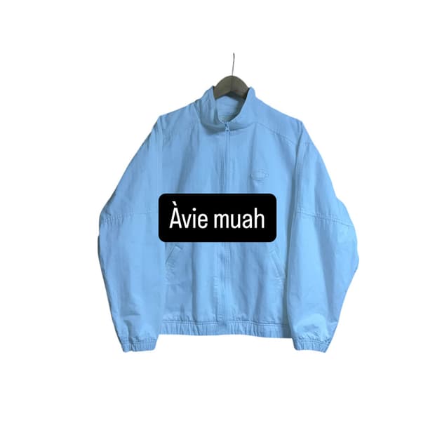 아비에무아 면 윈드브레이커 블루종 자켓