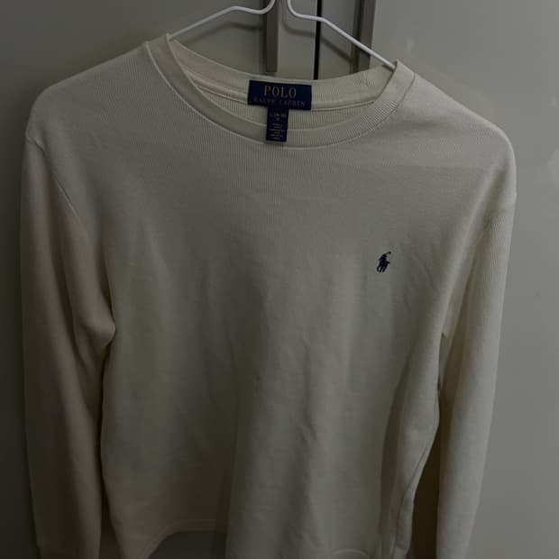 폴로 와플 긴팔 롱슬리브