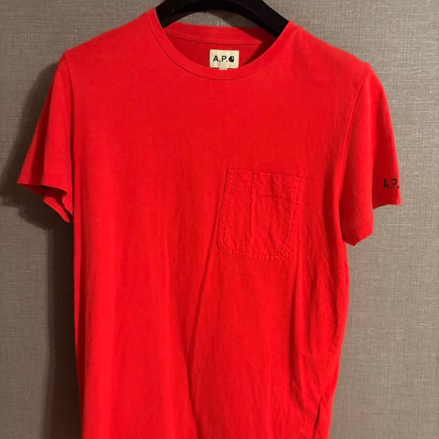 A.P.C. x Carhartt Work T-Shirt Red S
