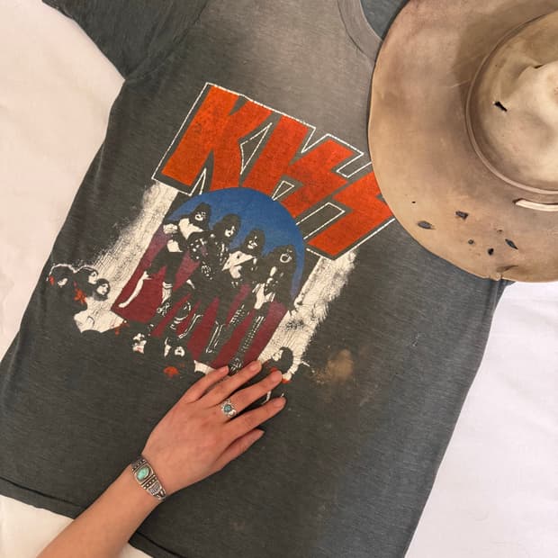 70‘~80‘s kiss vintage t-shirt /키스