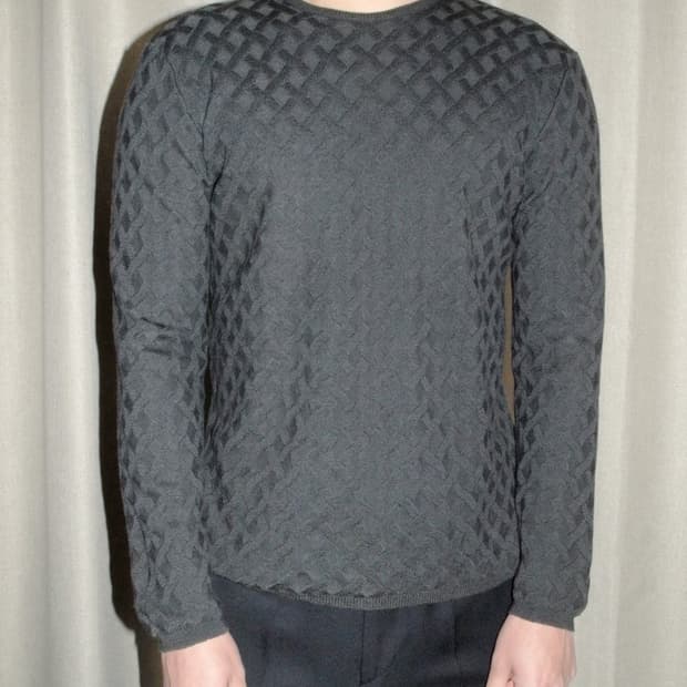 Wool Weave Pattern Knit