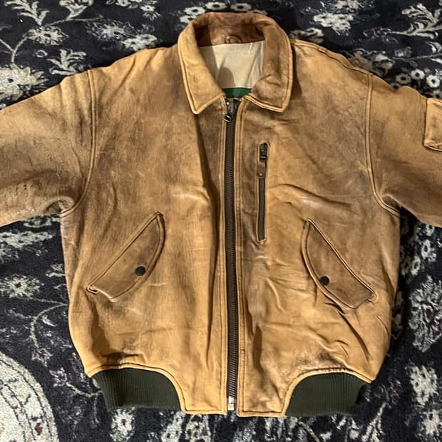 빈티지 가죽자켓 (moda per muw)