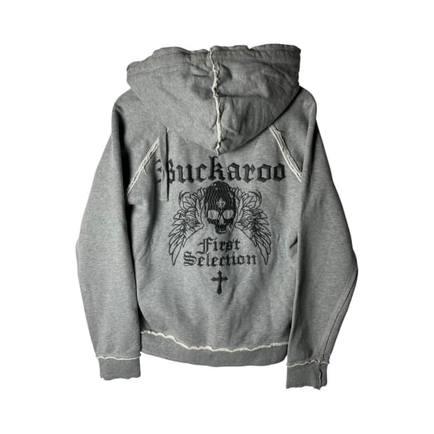 [Buckaroo] 버커루 스컬 펑크 그런지 후드집업