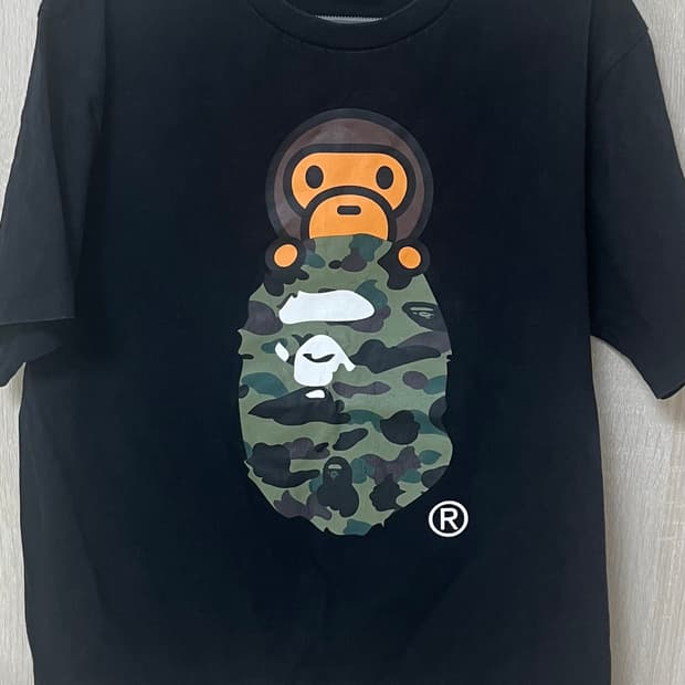 Bape 베이프 마일로 카모 반팔티
