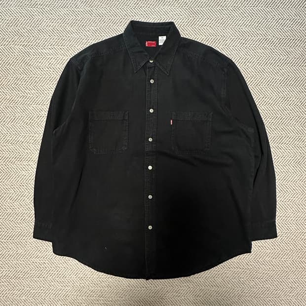LEVI'S 00's work shirt black