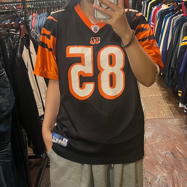 [HI]NFL 풋볼져지 블랙오랜지