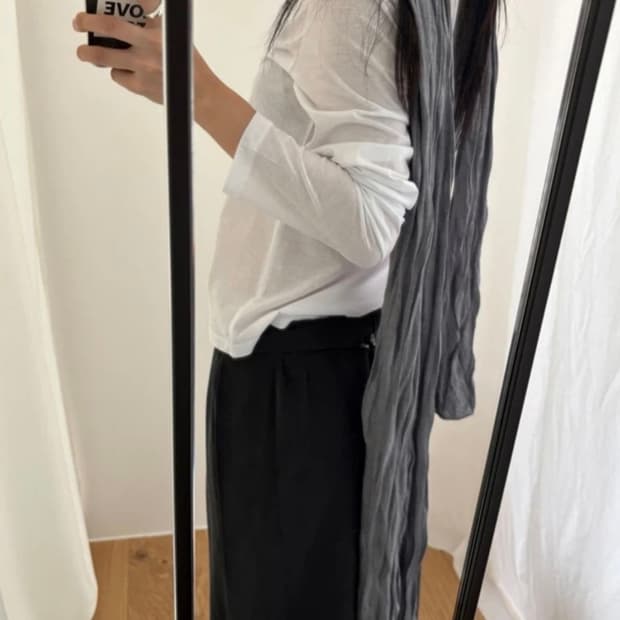 브리즈아카이브 스카프 그레이