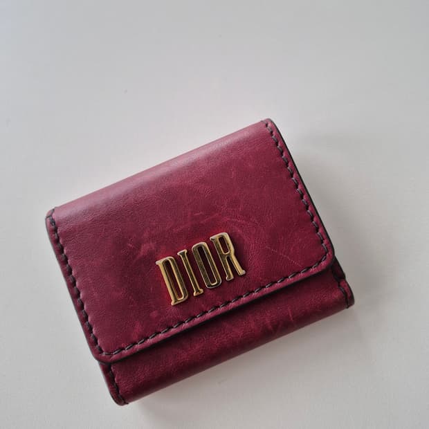 정품)크리스찬디올 Dior 반지갑 카드지갑 (수납