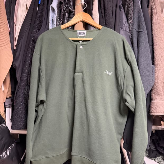 [xl] kith 키스 와플 헨리넥