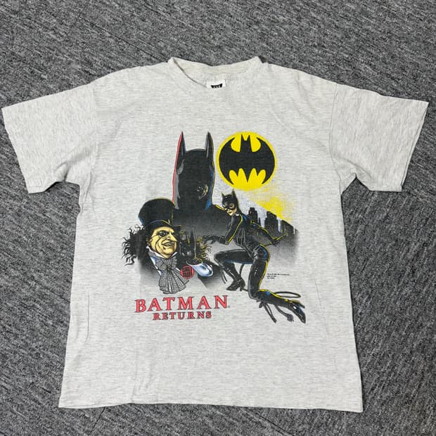 빈티지 SSI 배트맨 티셔츠 90s Made in USA 