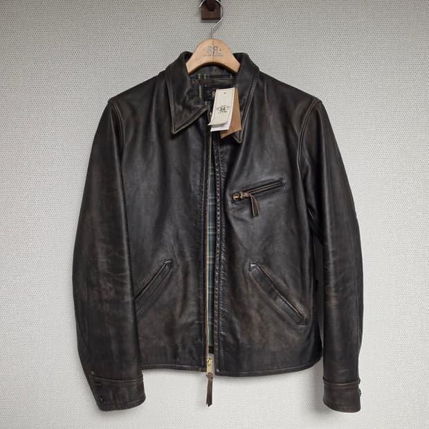 RRL 더블알엘 뉴스보이 레더 자켓 S (새제품)