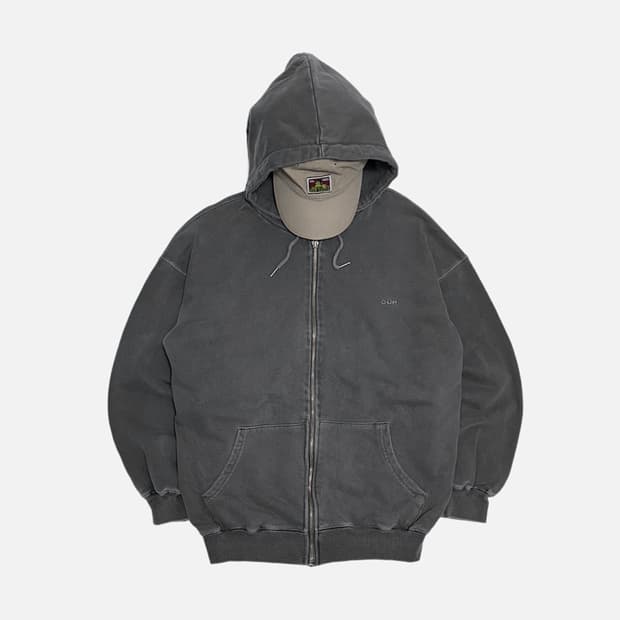 Our 피그먼트 워싱 후드집업