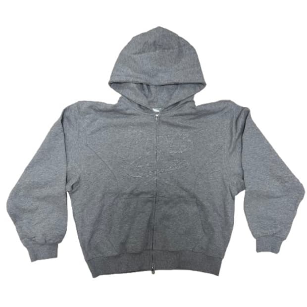 SAND SOUND Patchwork Detail Hooded ZipUp