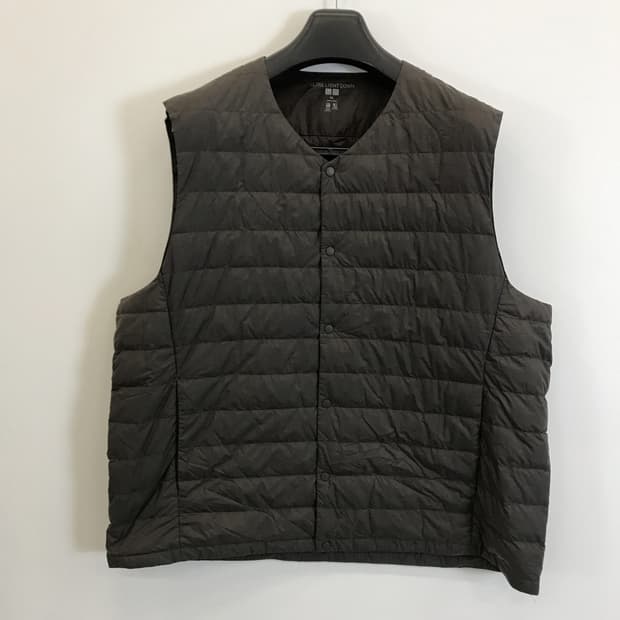 유니클로 울트라라이트다운 베스트 브라운 [3XL]