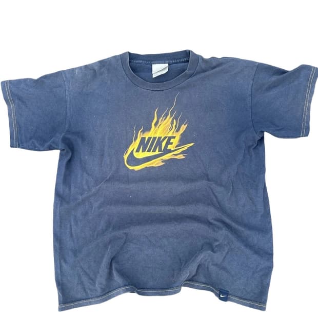 90s nike flame shirt