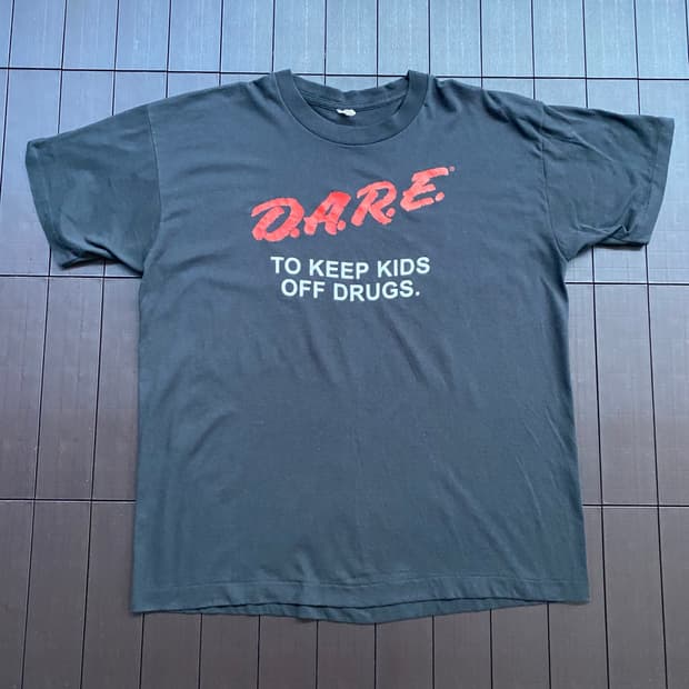 (XL) 80s 빈티지 DARE 티셔츠