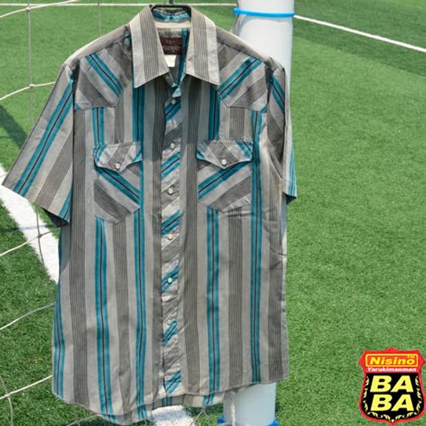90s WRANGLER 웨스턴 1/2 스냅셔츠(랭글러)