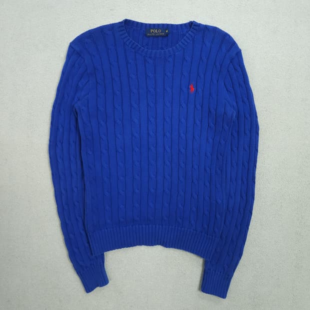 폴로 랄프 로렌 케이블 니트 M
