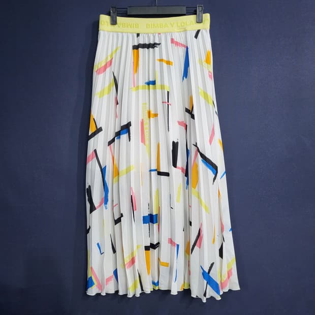 빔바이룰라 플리츠 밴드 스커트