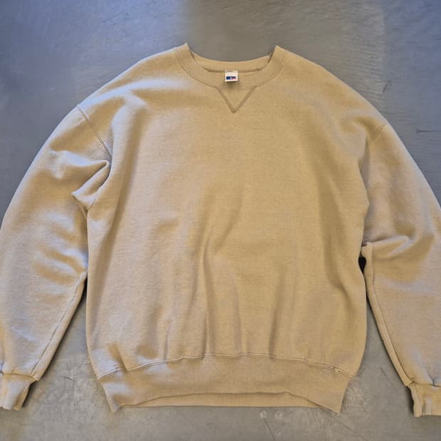 00s 러셀 플레인 스웻 셔츠