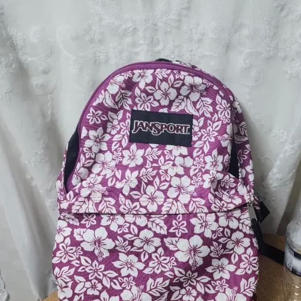 잔스포츠 플라워 백팩