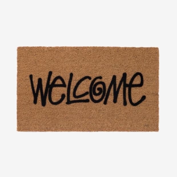 스투시 웰컴 매트 코코아