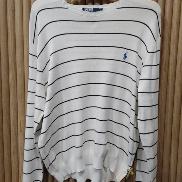 무배) 폴로 랄프로렌 스트라이프 니트 - XL