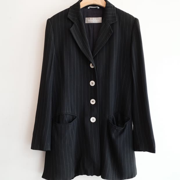 MAX MARA 막스마라 스트라이프 패턴 자켓 (made in Italy