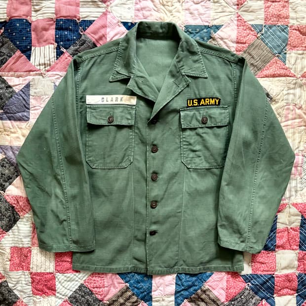 60's 미군 OG 107 퍼티그 셔츠 100~105