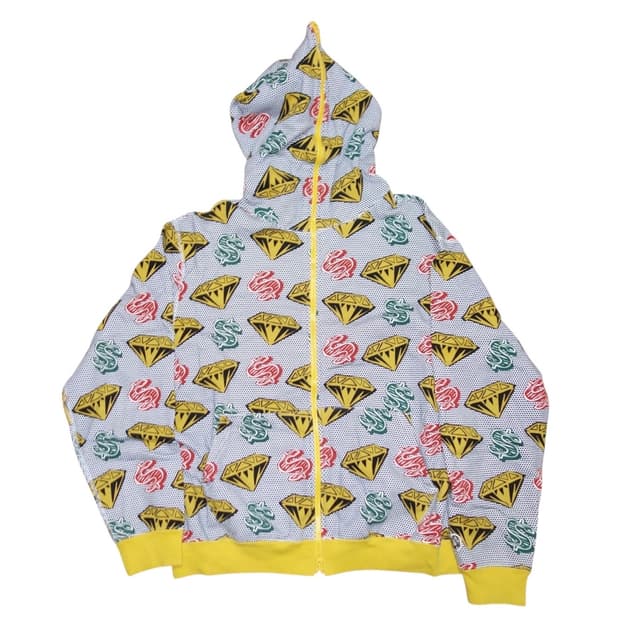 •빌리네어 보이즈 클럽 다이아몬드 앤 달러 풀집업 후드