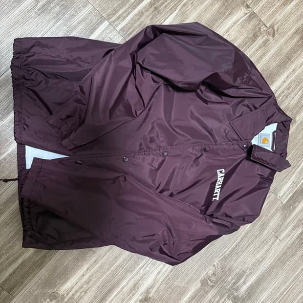 칼하트 코치 자켓 버건디