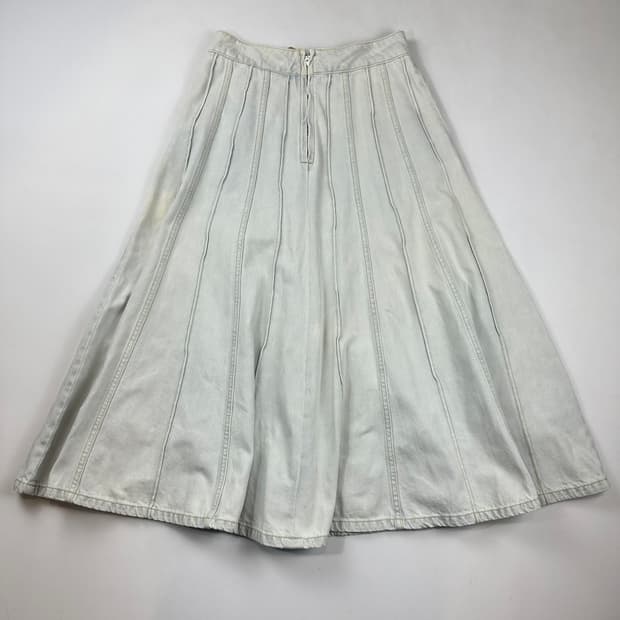 Sandro 산드로 데님 플레어 롱 스커트