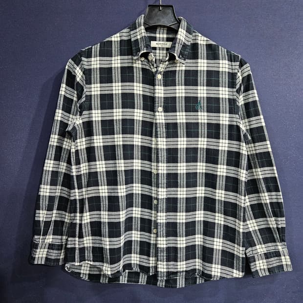 빈폴 스트라이프 체크 남성 100 긴팔셔츠 