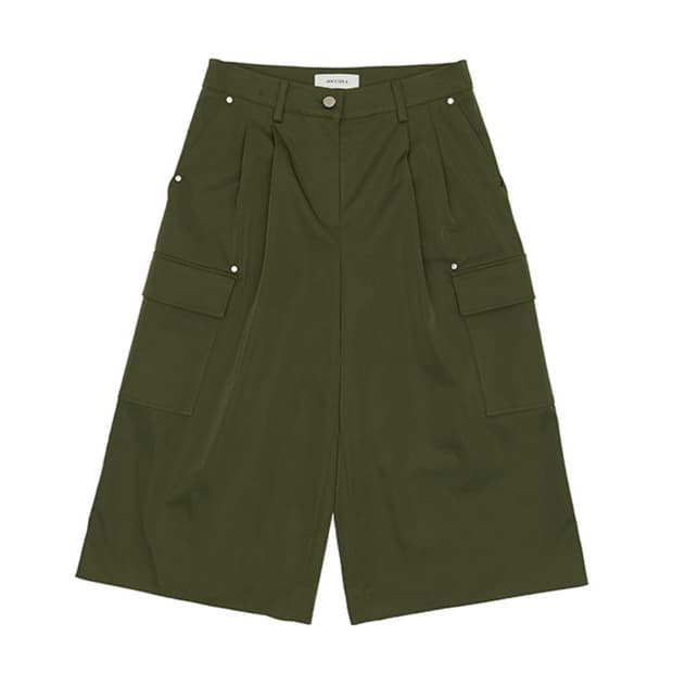 듀이듀이 와이드 쇼츠_카키