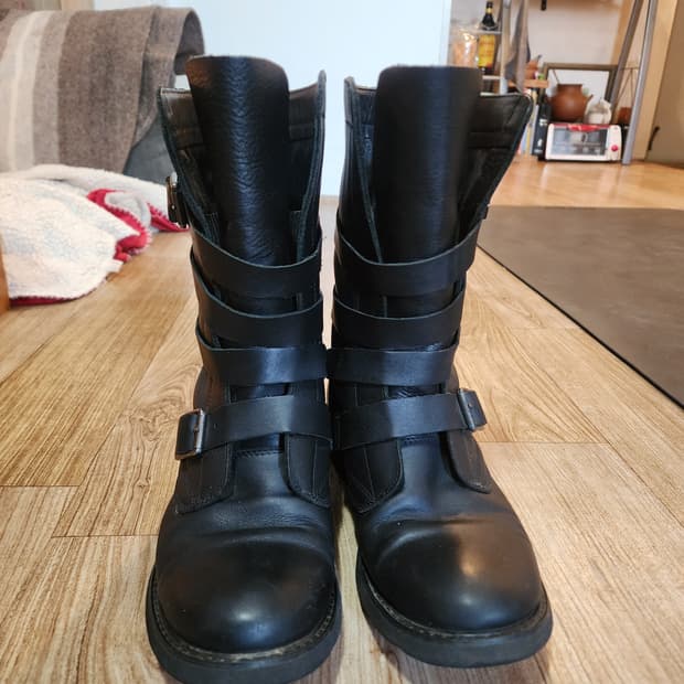 나무하나 통가죽 버클 부츠 워커 240