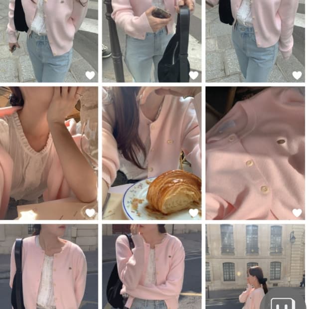 URBANE 어베인 스무드 라운드 캐시미어 니트가디건