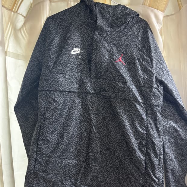 [s]나이키 조던 코끼리 패턴 아노락 바람막이 자켓