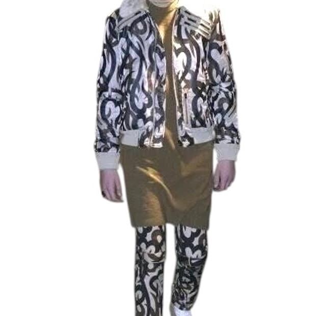 넘버나인 04AW "Give Peace A Chance" 본디지 바지