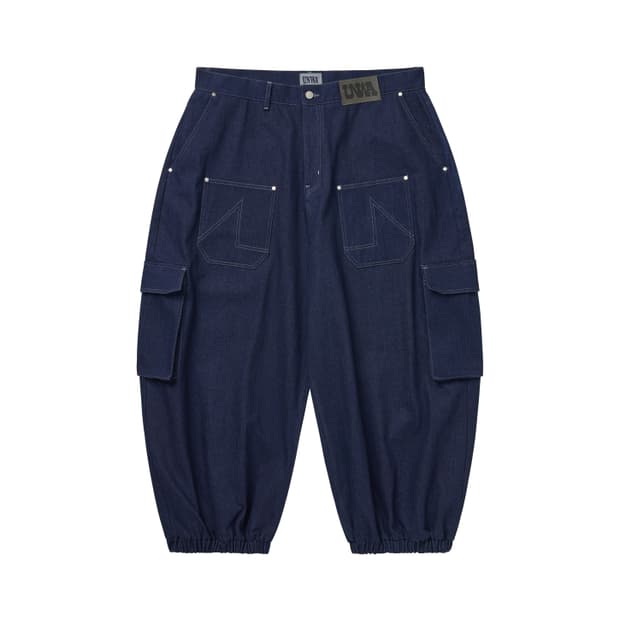 Unwashed Denim Work Pants(XXL)