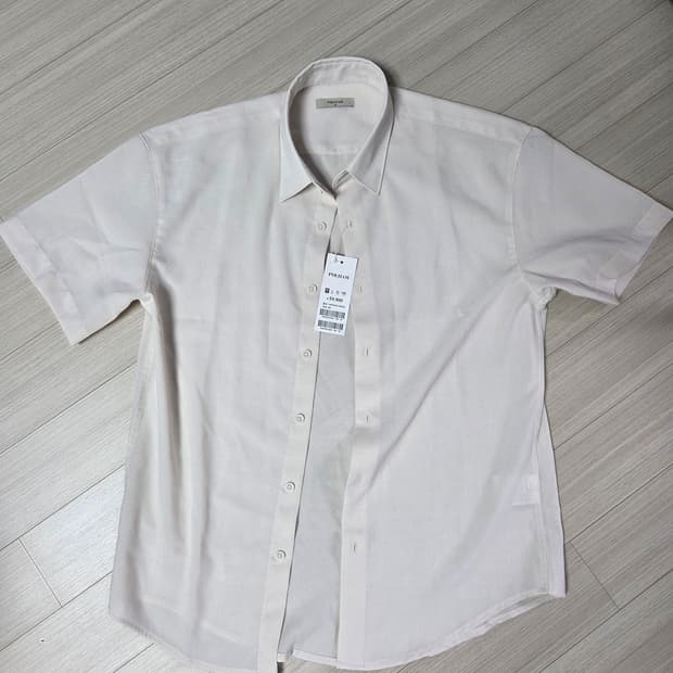 폴햄 베이지 반팔셔츠 M