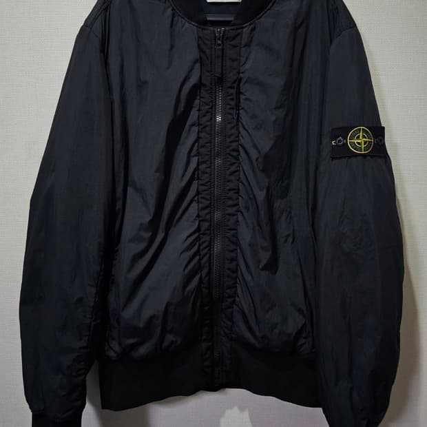 [백화점판/S급] 스톤아일랜드 크링클랩스 봄버 자켓 105 / XL