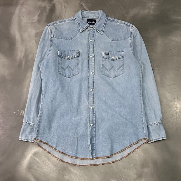  랭글러 웨스턴 데님 셔츠 y14770