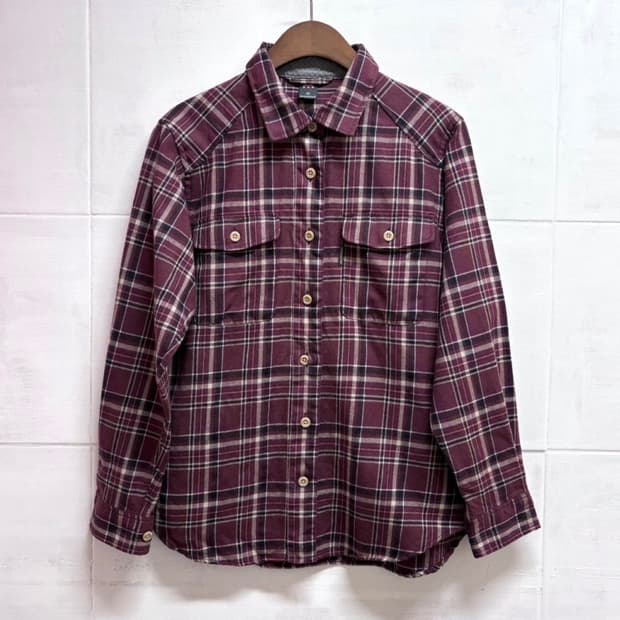 montbell 몽벨 울 체크 남방 M