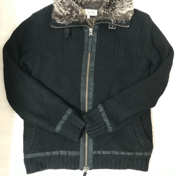 빈티지 투웨이 무스탕 울프죠